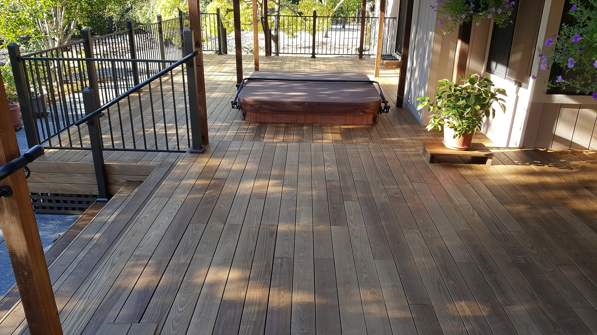 Thermally modified wood-Spa-Deck-Santa-Rosa-CA-by-Deckmaster | Deck ...