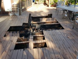 Deckmaster Fine Decks can repair decks damaged in Sonoma County Fires