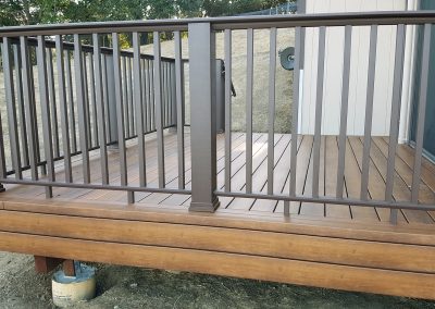 Zuri Walnut Deck with TimberTech Rail in Novato