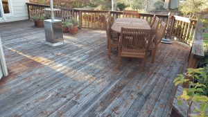 Zuri Walnut Deck in Santa Rosa - Before pic of the main deck