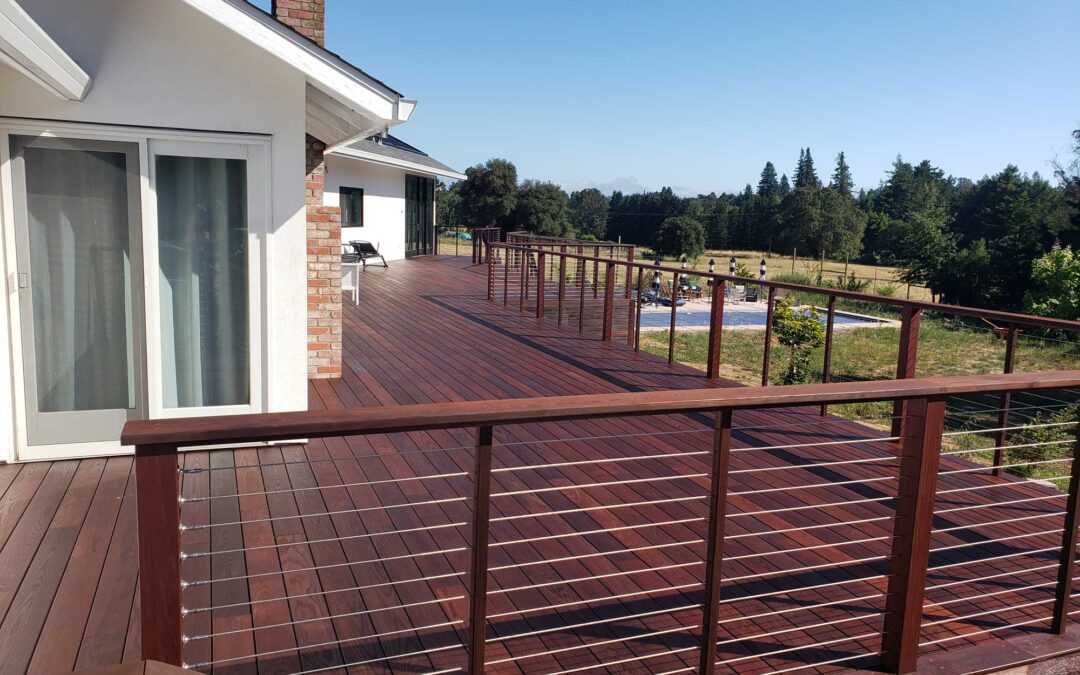 Americana Decking with Cutek Burnt Red finish